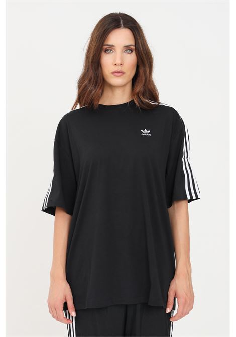Adicolor classics oversized women's t-shirt black ADIDAS ORIGINALS | H37795.